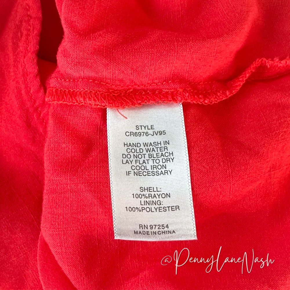 One Clothing Side Tie Romper Red - Picture 6 of 6